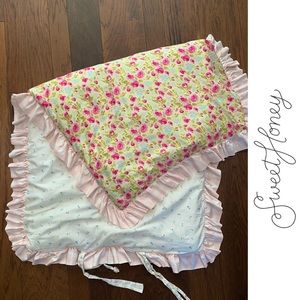 SweetHoney Nap Mat with Roses print